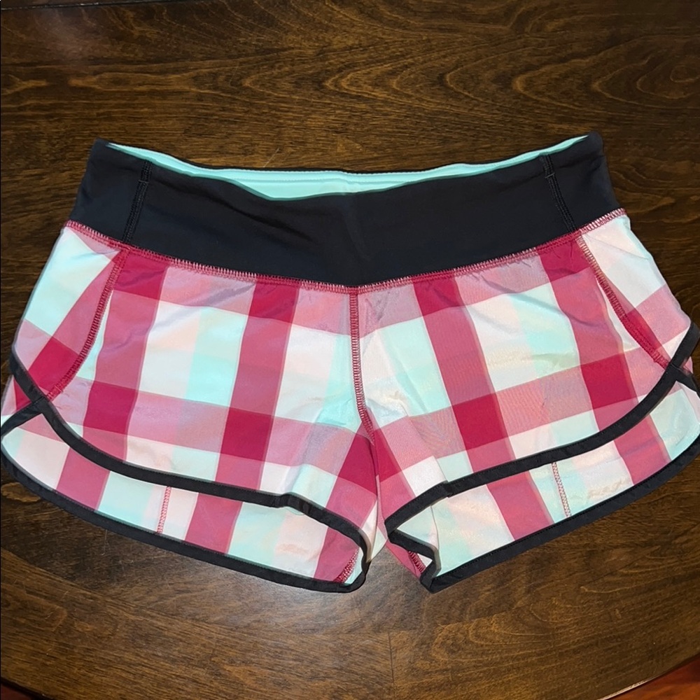 Plaid Women's Athletic Shorts